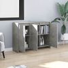 vidaXL Sideboard Betongrau 102x33x75 cm Holzwerkstoff