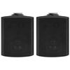 vidaXL Wandlautsprecher Stereo 2 Stk. Schwarz Indoor Outdoor 80 W