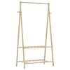 vidaXL Kleiderst&auml;nder mit Ablagen 96x45,5x150,5 cm Bambus