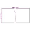 vidaXL Balkon-Sichtschutz Anthrazit 400x100 cm Poly Rattan
