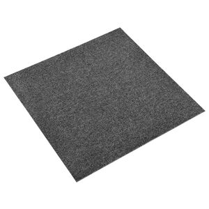 vidaXL Teppich 20 stk. Anthrazit 50 x 50 cm 100% Polypropylen