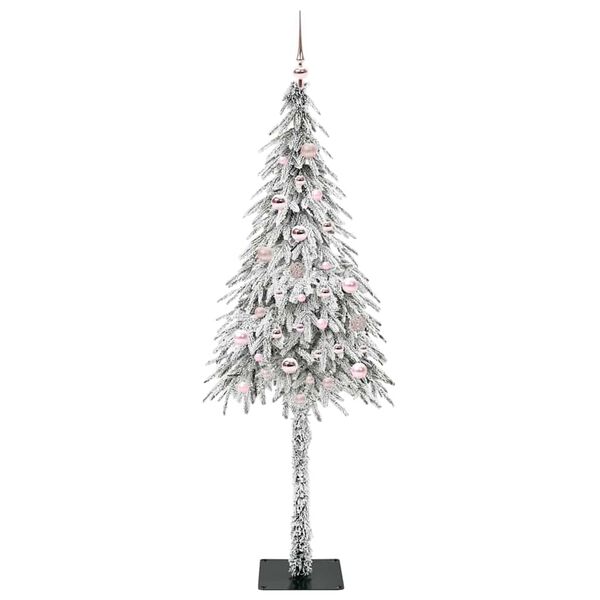vidaXL Weihnachtsbaum mit 150 LEDs Wei&szlig; 150 cm PE und Stahl