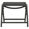 vidaXL 3-tlg. Garten-Lounge-Set Textilene und Aluminium Schwarz