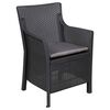 vidaXL Sessel Anthrazit PP