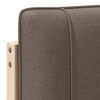 vidaXL Gepolstertes Kopfteil mit Kopfteil Braun und Taupe 150 cm