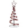 vidaXL LED Weihnachtsbaum mit Kugeln 80 LEDs Warmwei&szlig; 120 cm