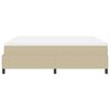 vidaXL Boxspringbett Hellgrau und Wei&szlig; 180 x 200 cm Cordstoff