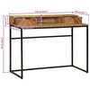 vidaXL Computertisch mit Schubladen Braun 110 x 50 x 87 cm