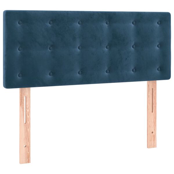 vidaXL Kopfteil Dunkelblau 100x5x78/88 cm Samt