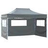 vidaXL Faltzelt mit 3 W&auml;nden 431x291x315 cm Anthrazit