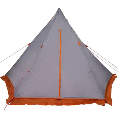 vidaXL Tipi-Familienzelt 6 Personen Grau Wasserdicht