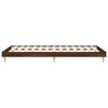 vidaXL Bettgestell ohne Matratze Braun Eiche 75x190 cm Holzwerkstoff