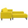 vidaXL Wohnzimmer Couch 3 pcs Gelb
