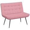 vidaXL Sitzbank Rosa 110x74x84 cm Samt