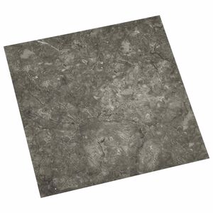 vidaXL Selbstklebende Bodenplanken Schwarz und Grau 30,5 x 30,5 cm