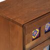vidaXL Nachttisch Braun 50 x 33 x 62 cm Massivholz Mango