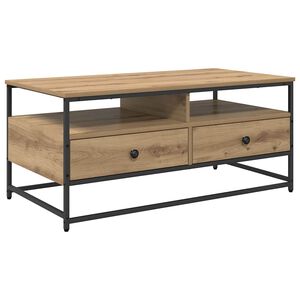 vidaXL Couchtisch Artisan-Eiche 100 x 51 x 45 cm Holzwerkstoff