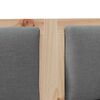 vidaXL Kopfteil Sonstiges Braun 120 cm Massivholz Kiefer