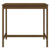 vidaXL Gartentisch Honigbraun 121x82,5x110 cm Massivholz Kiefer