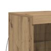 vidaXL LED-Sideboard Artisan-Eiche 41 x 37 x 67 cm Holzwerkstoff