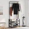 vidaXL Garderobenst&auml;nder Graues Sonoma 75 x 34 x 184 cm Holzwerkstoff