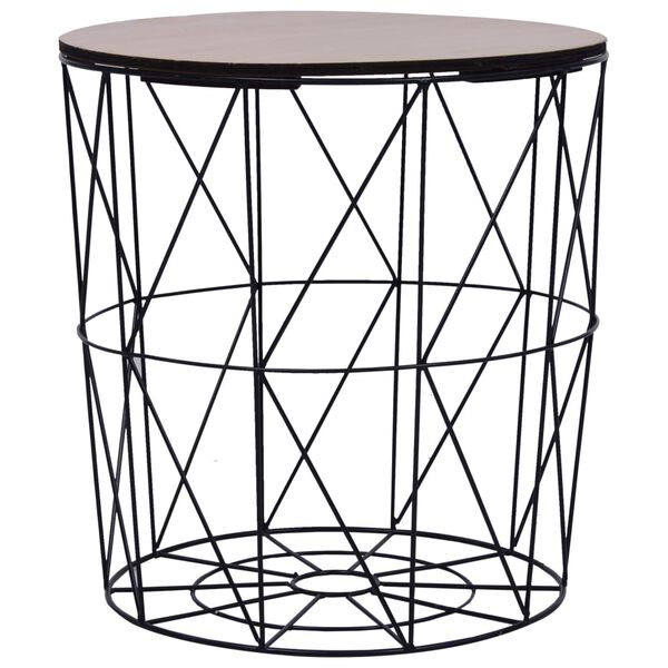 vidaXL Couchtische 3 Stk. Schwarz