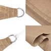vidaXL Sonnensegel 160 g/m&sup2; Taupe 4x5 m HDPE