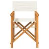 vidaXL Regiest&uuml;hle 2 Stk. Klappbar Creme Massivholz Teak