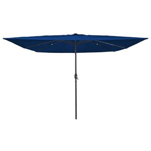vidaXL Garten-Sonnenschirm Azurblau 295 x 295 x 245 cm