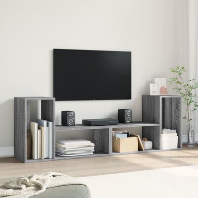 vidaXL TV-Schränke 2 Stk. Grau Sonoma 75x30x50 cm Holzwerkstoff