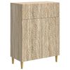 vidaXL Sideboard Sonoma-Eiche 66 x 34,5 x 90 cm Holzwerkstoff