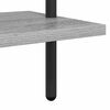 vidaXL B&uuml;cherregal Graues Sonoma 60 x 24 x 203 cm Holzwerkstoff