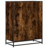 vidaXL Schuhschrank R&auml;uchereiche 75x38x97,5 cm Holzwerkstoff Metall