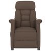 vidaXL Massagesessel mit Kissen Braun 70.5 x 96.5 x 95 cm Kunstleder
