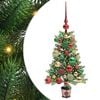 vidaXL Weihnachtsbaum mit 150 LEDs mit St&auml;nder Gr&uuml;n 65 cm PE