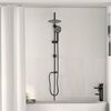 vidaXL Duschsystem Schwarz 47 x 20 x 95 cm Edelstahl