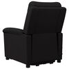 vidaXL Massagesessel mit Aufstehhilfe Schwarz Samt