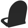 vidaXL Toilettensitz mit Absenkautomatik und Quick-Release Schwarz