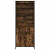 vidaXL Hohe Schr&auml;nke 2 pcs Raucharbe 79 x 36 x 200 cm Holzwerkstoff