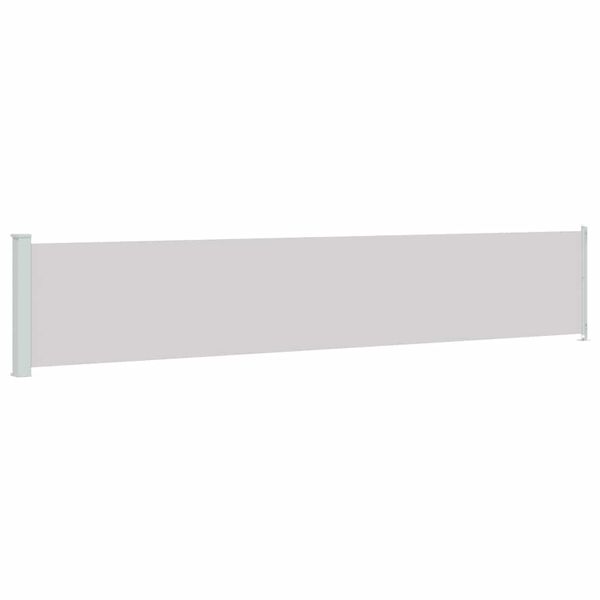 vidaXL Seitenmarkise Ausziehbar 117x600 cm Grau