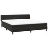 vidaXL Boxspringbett mit Matratzen Schwarz 180x210 cm Samt