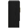vidaXL Wandschrank Schwarz Eichen-Optik 60 x 31 x 70 cm Holzwerkstoff
