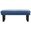 vidaXL 2-Sitzer-Sofa Blau Stoff