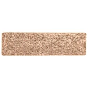 vidaXL Teppichl&auml;ufer MARSA Gelb 100 x 400 cm Polyester und PVC