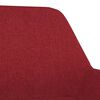 vidaXL Barhocker Weinrot Stoff