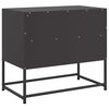 vidaXL TV-Schrank Schwarz 68x39x60,5 cm Stahl