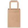 vidaXL Papiertragetaschen 250 Stk. mit Henkeln Braun 15x8x21 cm