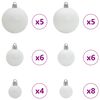 vidaXL K&uuml;nstlicher Weihnachtsbaum Wei&szlig; 150 cm PVC und Stahl