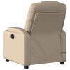 vidaXL Massagesessel Cappuccino-Braun Kunstleder