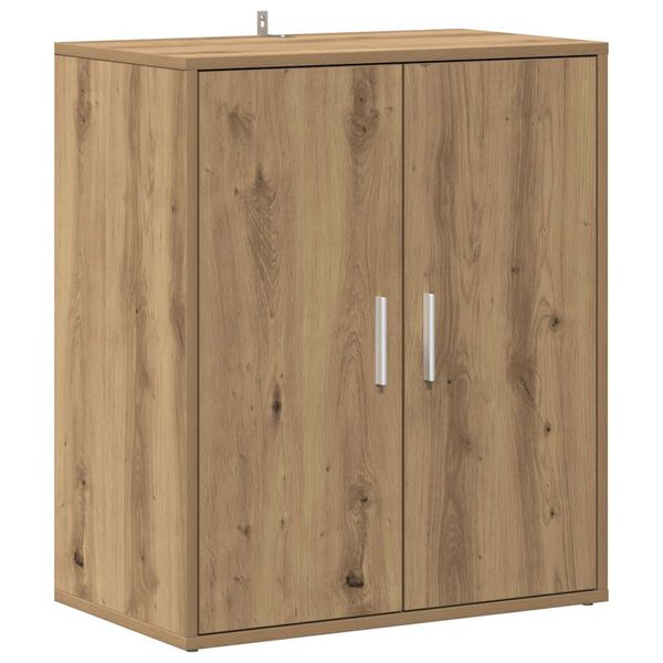 vidaXL Schuhregal Artisan-Eiche 60x35x70 cm Holzwerkstoff
